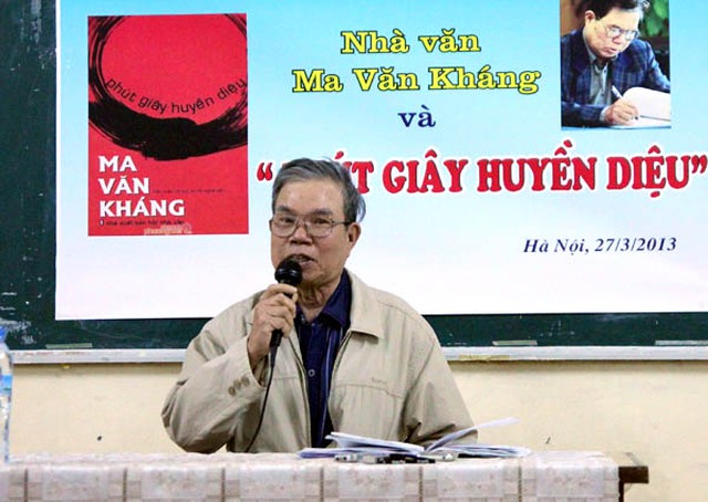 Nhà văn Ma Văn Kháng: Bật mí về "Phút giây huyền diệu"